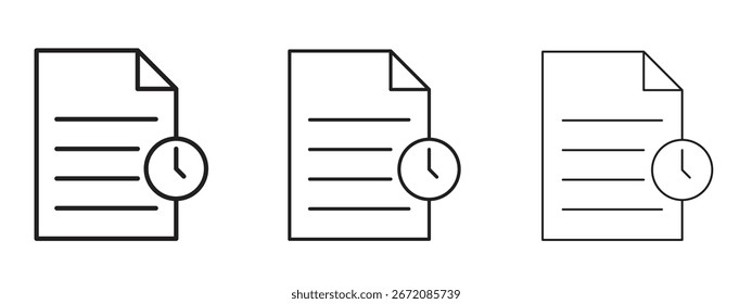 Symbol für temporäre Dateien. Einfache Elementgrafik. Kann für Web und Mobile verwendet werden.