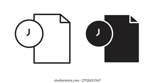 Icono de archivos temporales para Diseño web, App móviles