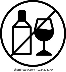 temporary restrictions imposed on bars and restaurants to stem the spread of coronavirus concept vector Icon design