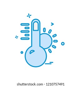 Temprature icon design vector