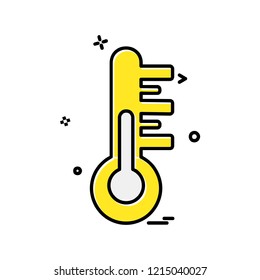 Temprature icon design vector