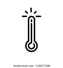 Temprature  Modern Simple Vector Icon