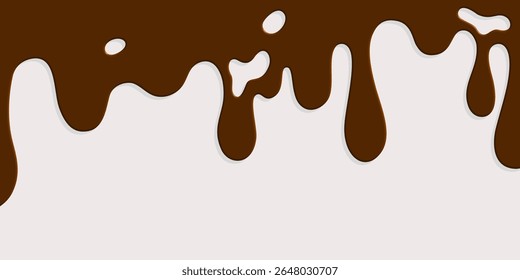 Tentador Vector de chocolate derretido realista