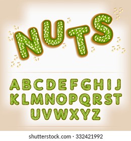 Tempting Typography Cartoon Comic Art Cola style 3D font alphabet letters with bubbles