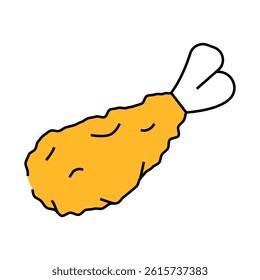 tempura shrimp japanese food line icon vector. tempura shrimp japanese food sign. isolated symbol illustration