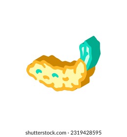 tempura vegetables japanese food isometric icon vector. tempura vegetables japanese food sign. isolated symbol illustration