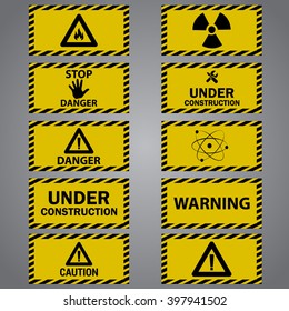 Ten caution danger signs