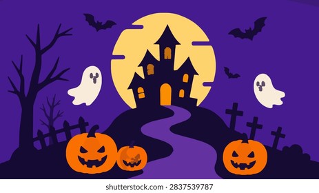 Ten cheerful ghost characters in varied Halloween costumes float in a clean two row arrangement on a white background, featuring witch, devil, vampire, pirate, mummy, wizard, and classic festive themes with candy and seasonal props. The playful flat artwork suits Halloween promotions, party materials, invitations, children activities, packaging, social media campaigns, and seasonal creative projects.

