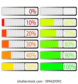 ten color in percentage