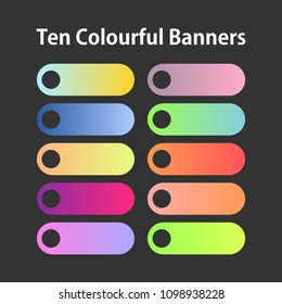Ten Colourful Banners