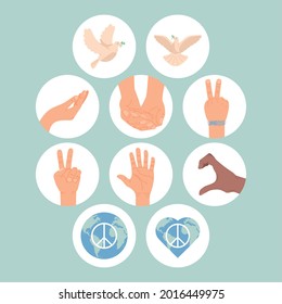 ten day of peace set icons