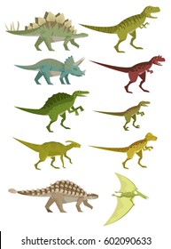 ten dinosaurs