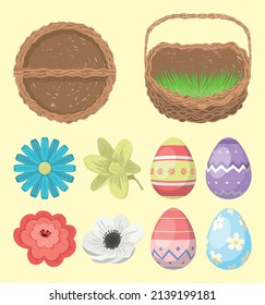 ten easter season set icons