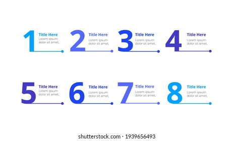 Diez elementos para infografía. Plantilla para diagrama, gráfico, presentación y gráfico. Concepto de negocio con 10 opciones, partes, pasos o procesos. Visualización de datos.