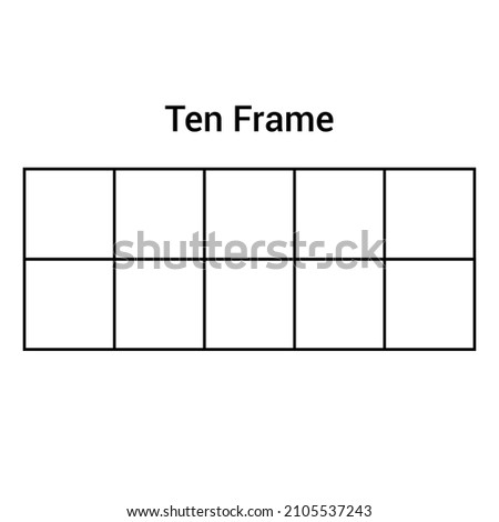 ten frame worksheet in mathematics