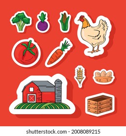 ten fresh farm set products