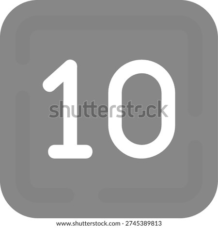 Ten Line vector Icon Design