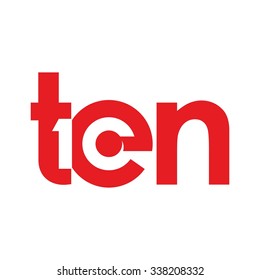 Ten Logo Vector. Logo Template.