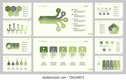 Ten Management Slide Templates Set