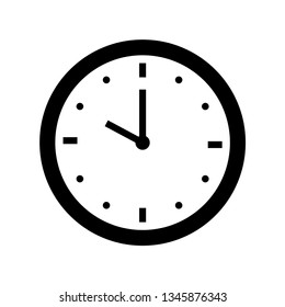 ten o'clock icon outline vector