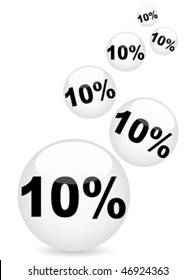 ten percent discount background