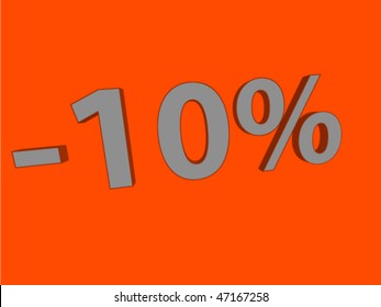 ten percent discount background