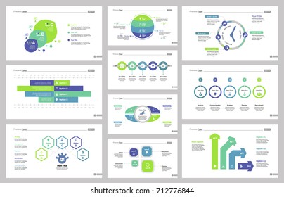 Conjunto de Dez Modelos de Slide de Produção