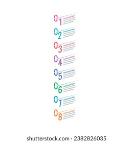 ten step briefing template. geometric infographic template. web, business, annual report, internet, magazine infographic template
