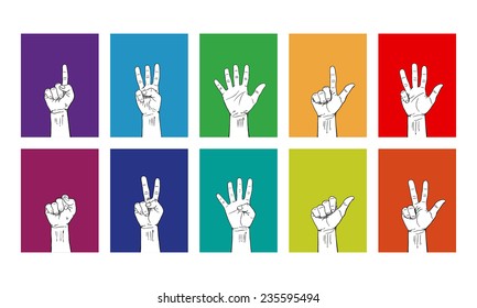 Ten Style Hand Sign-Right Hand