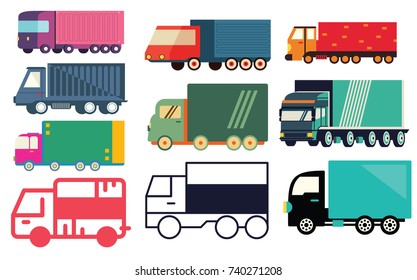 Ten Truck Set