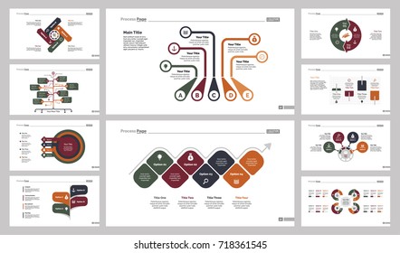 Ten Workflow Slide Templates Set