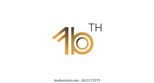 Ten years celebration abstract background,.
