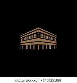 Tenant shop building vector logo design