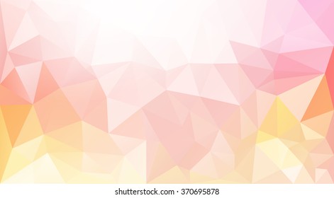 Tender abstract mosaic polygonal background