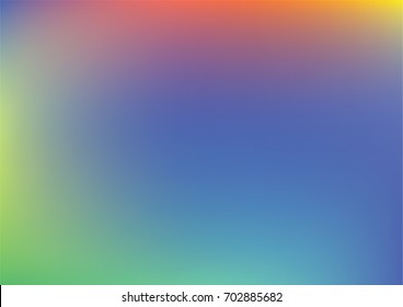 Tender dreamy pearlescent vector gradient overlay. Simple minimal horizontal cover design. Abstract glitch sparkling background. Modern technology banner. Iridescent fluorescent neon colored design.