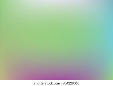 Tender dreamy pearlescent vector gradient overlay. Simple minimal horizontal cover design. Abstract glitch sparkling background. Modern technology banner. Iridescent fluorescent neon colored design.