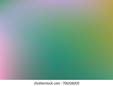 Tender dreamy pearlescent vector gradient overlay. Simple minimal horizontal cover design. Abstract glitch sparkling background. Modern technology banner. Iridescent fluorescent neon colored design.