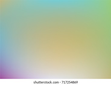Tender dreamy pearlescent vector gradient overlay. Simple minimal horizontal cover design.