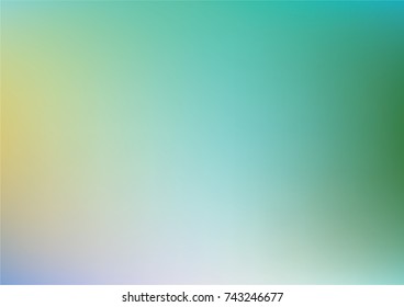 Tender dreamy pearlescent vector gradient overlay. Simple minimal horizontal cover design. Abstract glitch sparkling background. Modern technology banner. Iridescent fluorescent neon colored design.