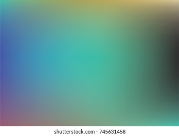 Tender dreamy pearlescent vector gradient overlay. Simple minimal horizontal cover design. Abstract glitch sparkling background. Modern technology banner. Iridescent fluorescent neon colored design.