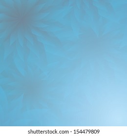 Tender Fading Background From Blue Flowers, vector