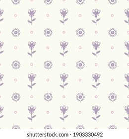 The tender floral seamless pattern with small details. Suitable for wallpaper, paper, fabric and others