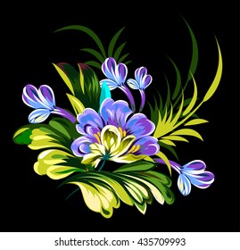 A tender flower card