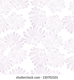 Tender flower on the white background