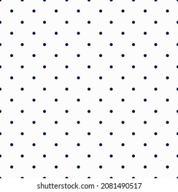 Tender hygge polka dot in random order seamless pattern vector illustration, decorative texture of round circles in random order, simple repeat ornament