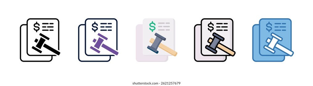 Tender Icon Element For Design