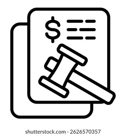 Tender Icon Element For Design