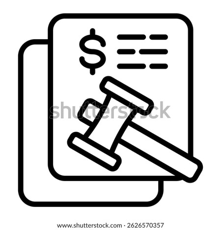 Tender Icon Element For Design