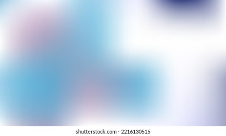 Tender Light Gradient Mesh Blue, Purple Color Overlay Vector Background. Motion Digital Magic Sky, Sea Pearlescent Wallpaper. Unfocused Purple, Blue Sky Sunset, Sunrise Hipster Vibrant Hologram Teal