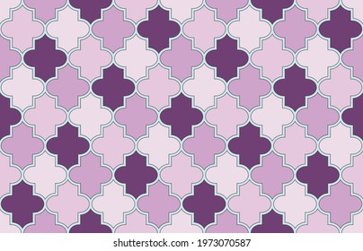 Tender Moroccan Seamless Pattern. Moroccan Seamless Pattern. Traditional Muslim Lantern Background. 1001 Night Arabesque. Ramadan Kareem Elegant Pattern. Mosque Window Design. Persian Mubarak Mosaic.